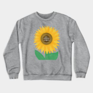 You Perfect Sunflower Leslie Knope Quote Crewneck Sweatshirt